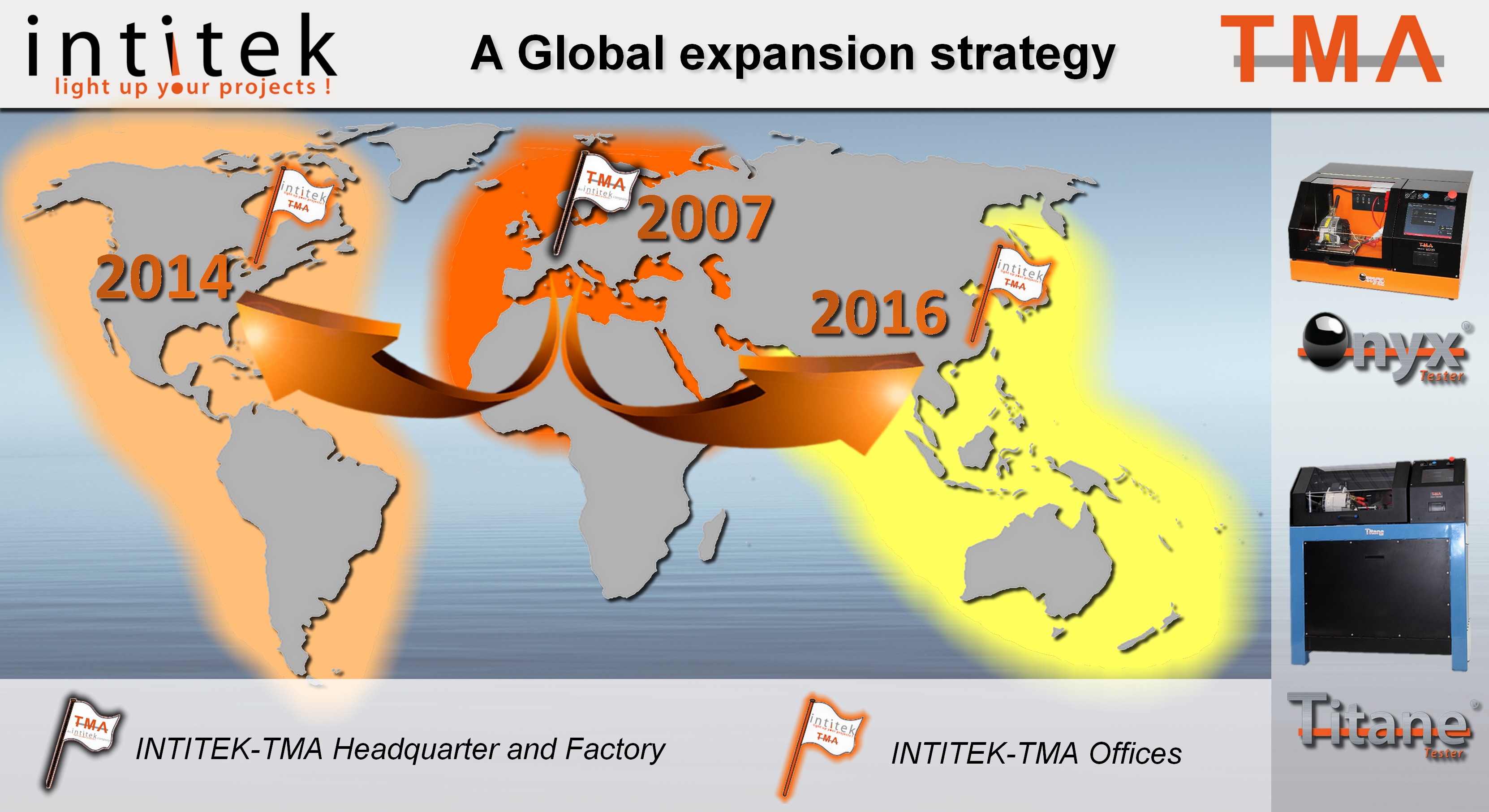 Carte expansion internationale TMA